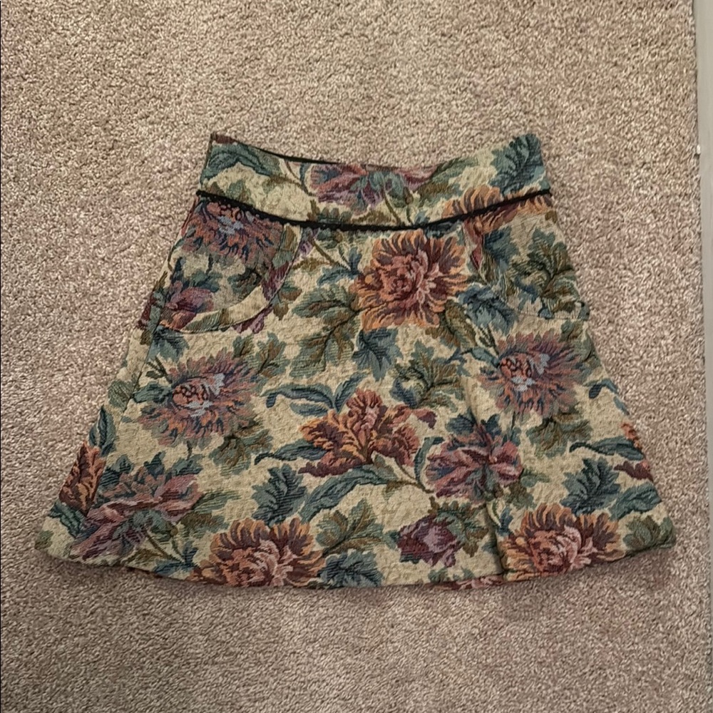 FREE PEOPLE Floral Patterned Skirt - Multicolor SIZE 2